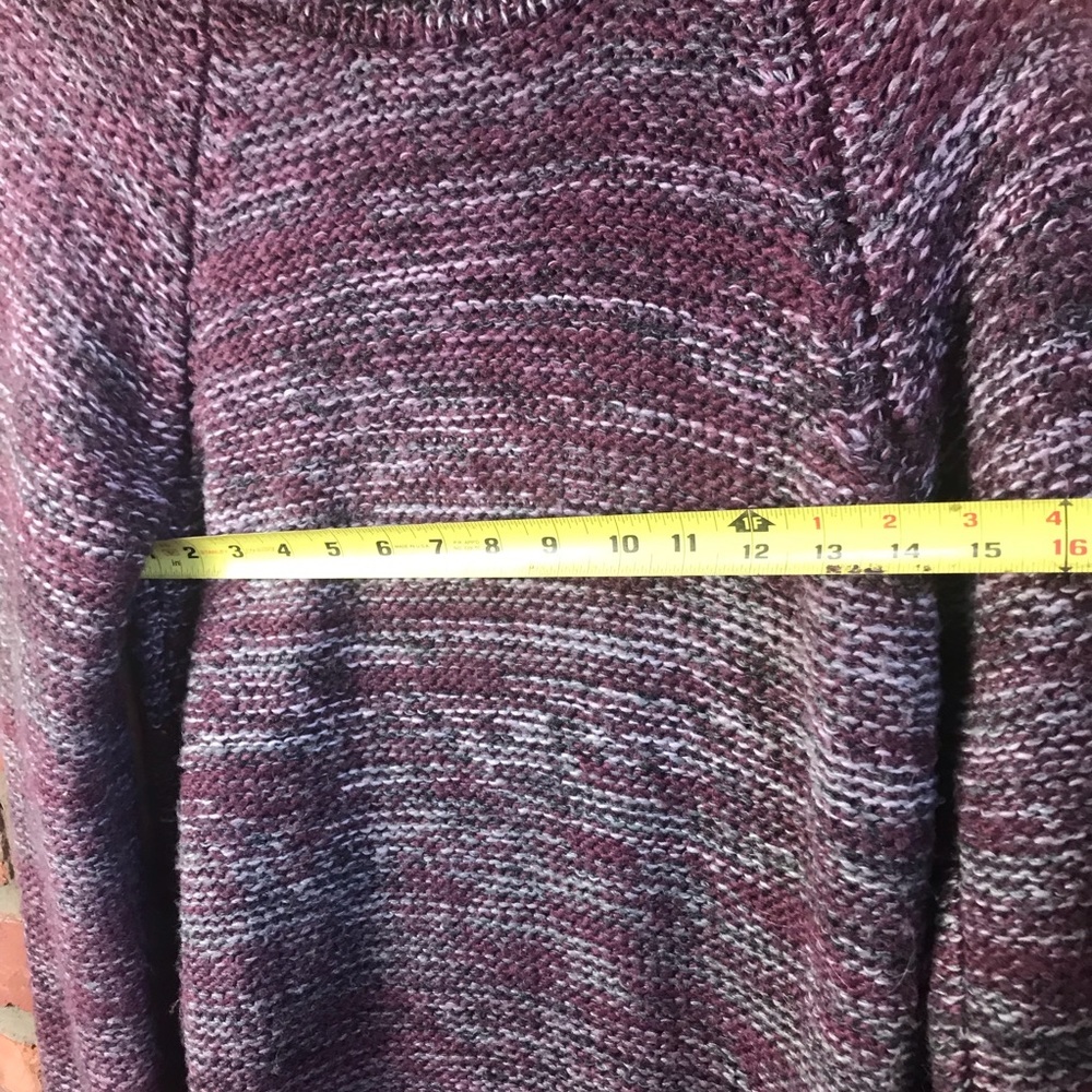 ROOTS Chucky Knit Cowl Neck Sweater Dress Tunic Cozy Soft Warm Knit Heathered XS - Picture 11 of 13